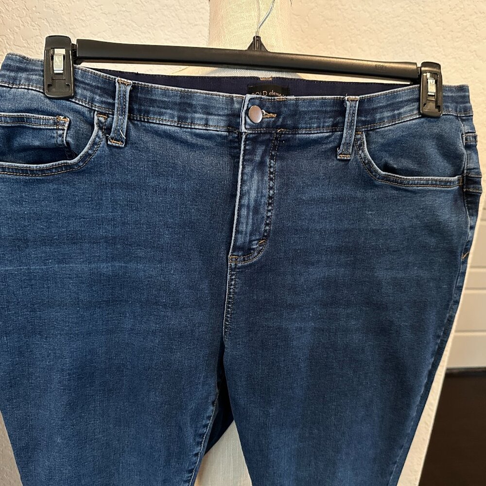 BOLD ELEMENTS Women's Skinny Jeans 20W - Picture 6 of 7